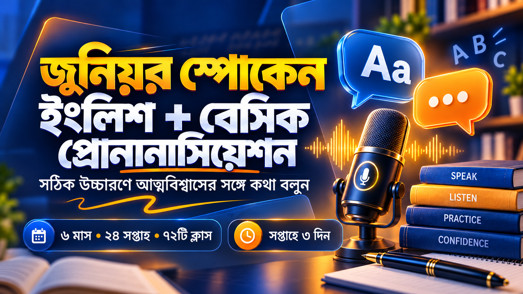 জুনিয়র স্পোকেন ইংলিশ কোর্স