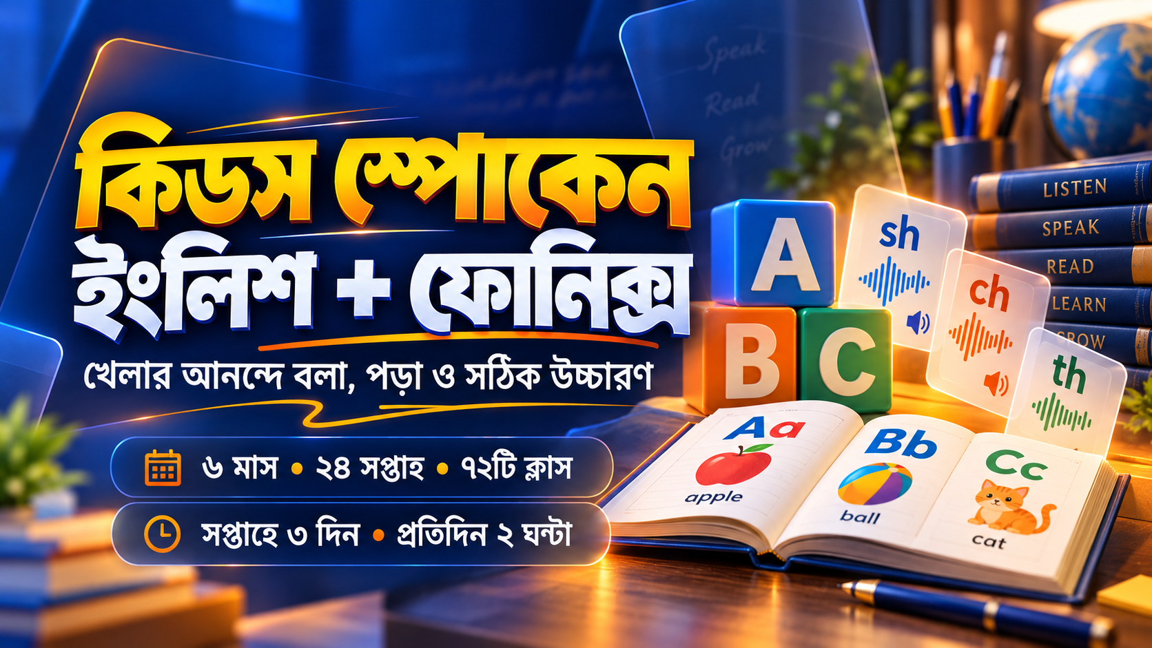 কিডস স্পোকেন ইংলিশ কোর্স